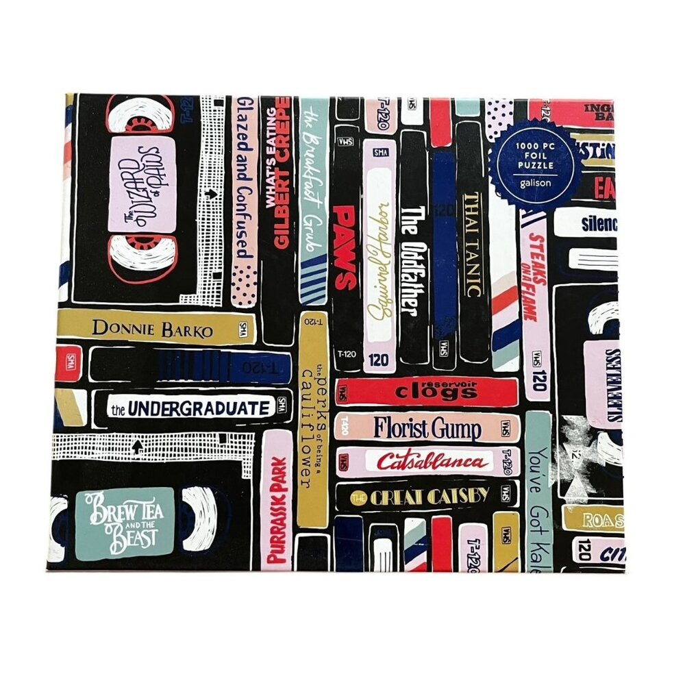 Galison Classic Rewind 1000 Piece Foil Puzzle